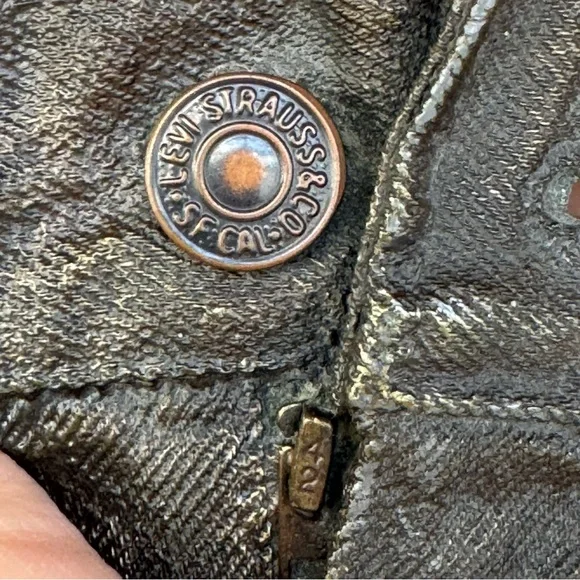 VIntage Bergamot Brass Works 1974 Levi's Jeans Bronze Belt Buckle Collectible - Picture 12 of 16